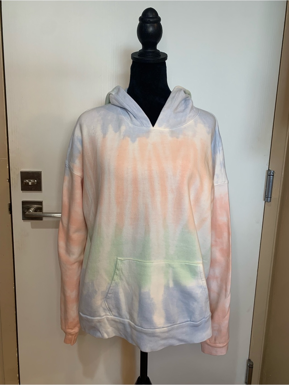 American Eagle Outfitters LARGE Pastel Tie-Dye PULLOVER Hoodie